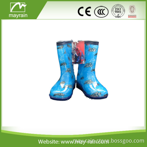 Kids printed rubber rain boots